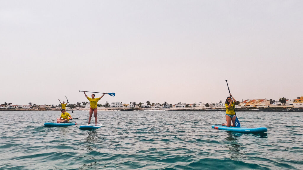 SUP Kurs vor Corralejo - Redshark